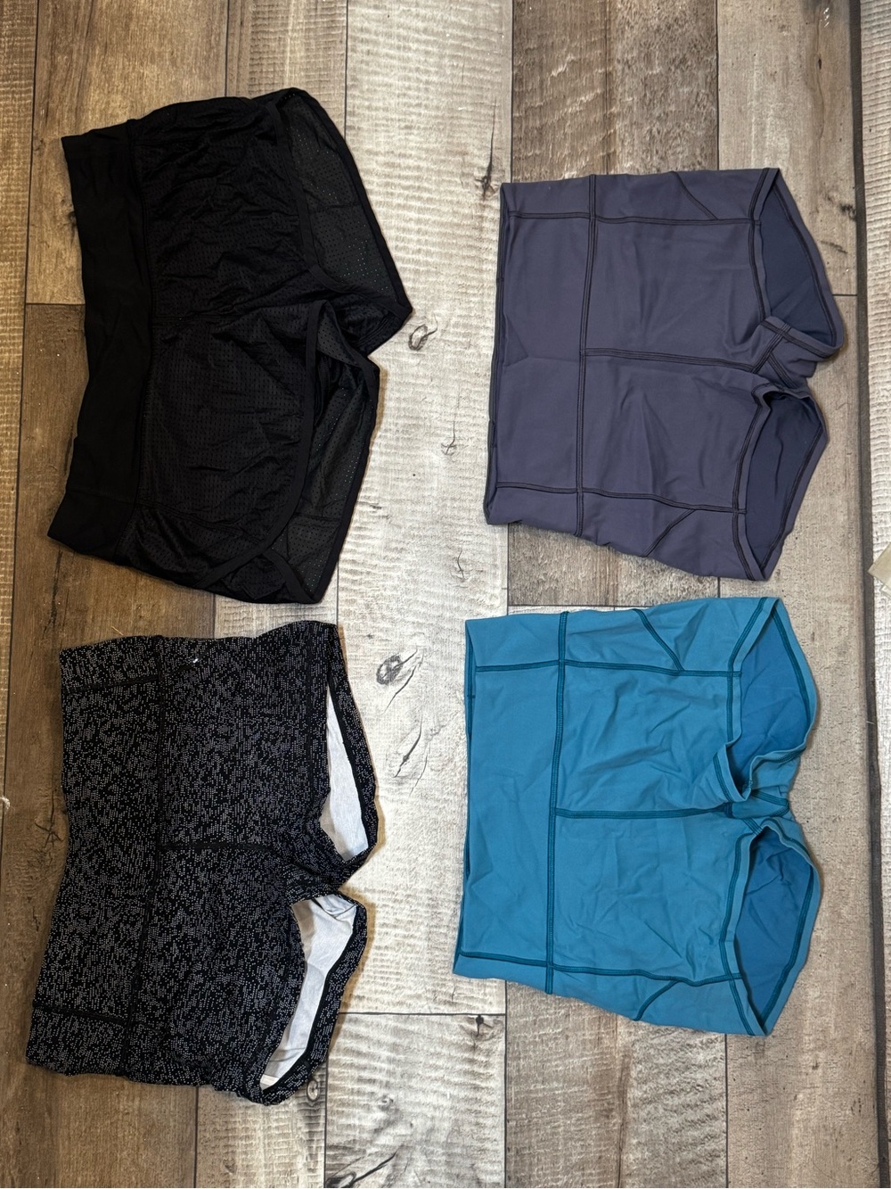 lululemon athletica Women's Athletic Shorts - Black, Blue, Teal, Charcoal